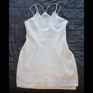 Fitted White Cocktail Dress